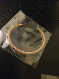 Tricolor Copper Twisted Bracelet -original style no extension chain