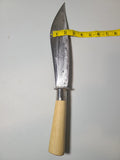 Knife -Tan Wooden Handle - L